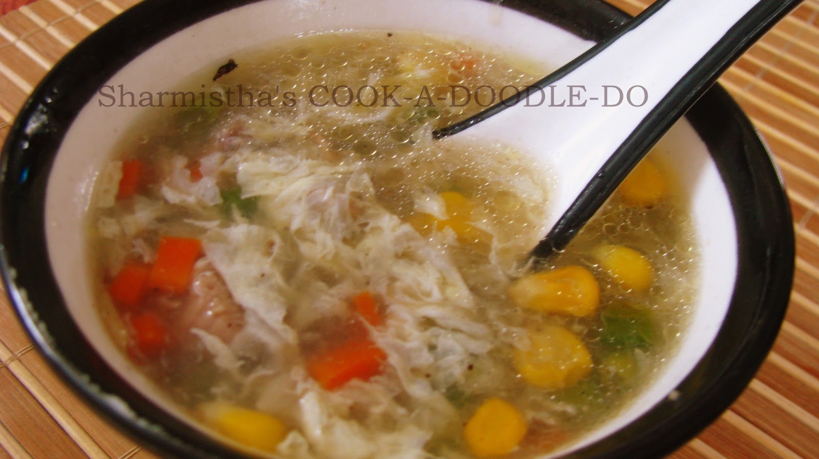 COOKADOODLEDO A bowl of Soup to calm a coldcoughfever ridden